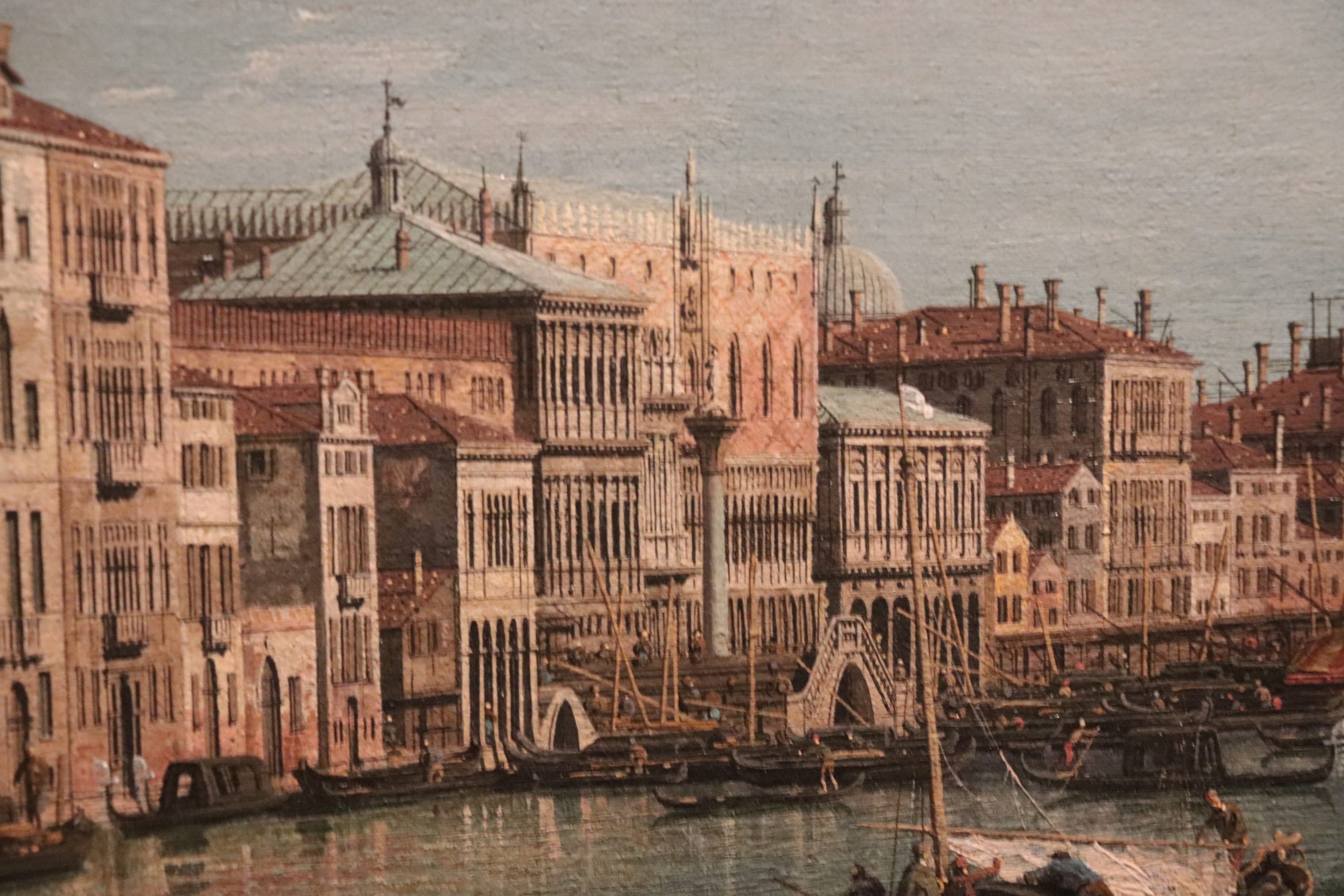 Detail schilderij Canaletto