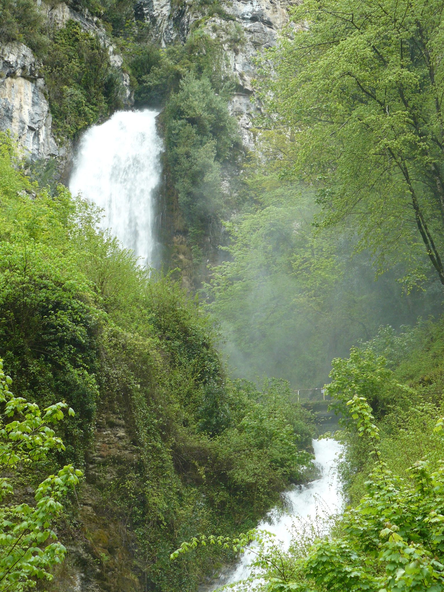 Waterval in Parque Nacional de la Montaña de Covandonga