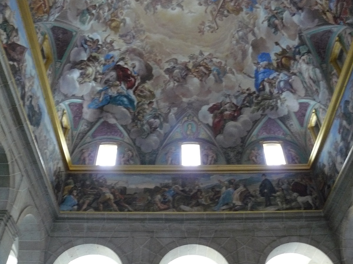 Plafond van een van de hallen van El Escorial