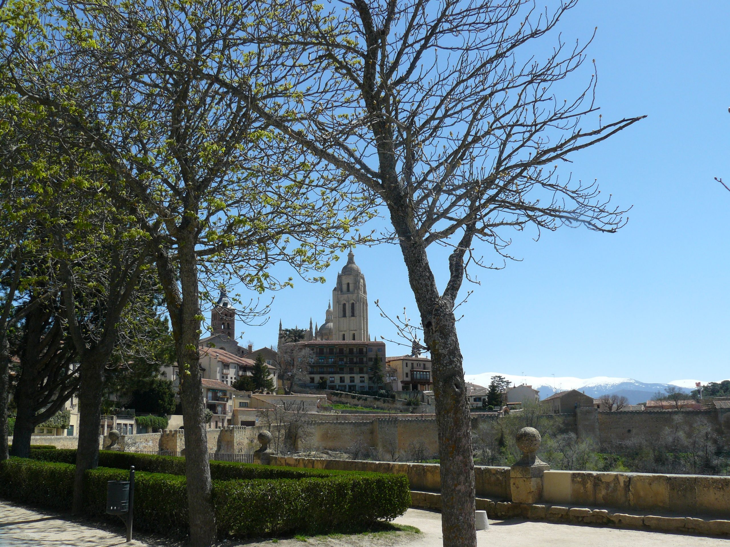 Uitzicht op Segovia